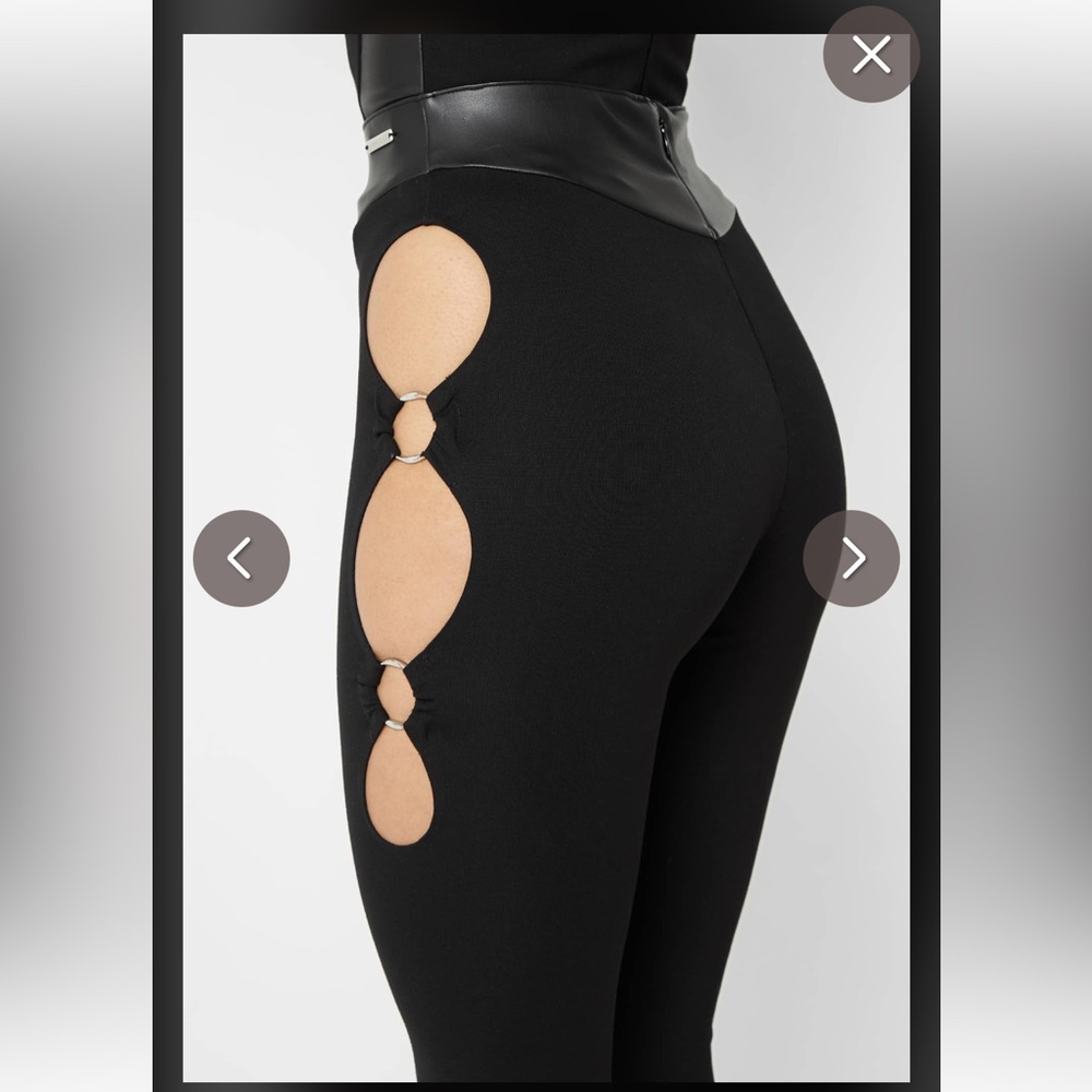 Maniere de Voir Cut out Leggings